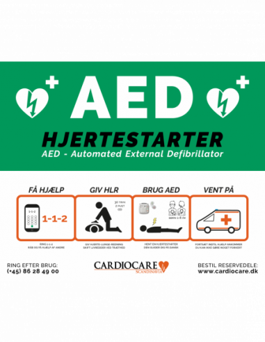 AED skilt