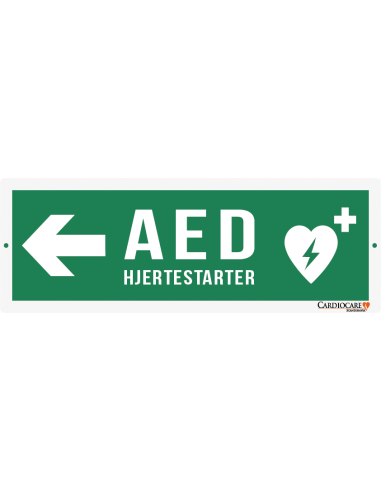 AED skilt